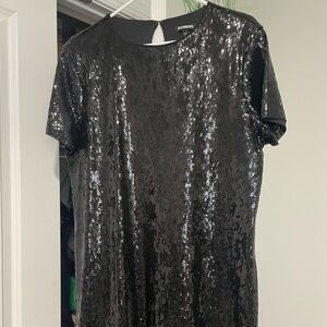 Express sequin dress
